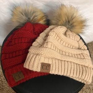 Tan CC beanie